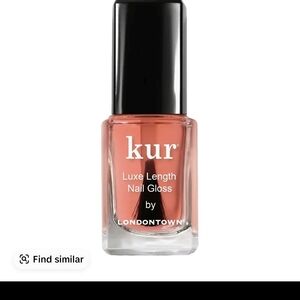 kur Luxe Length Nail Gloss By Londontown— Coral Pink